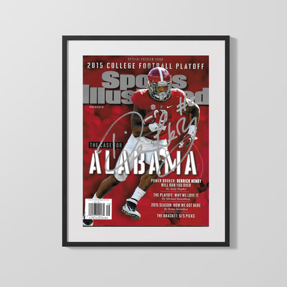 Alabama Autograph SI Print - Derrick Henry Case for Bama - Heisman Freight