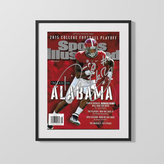 Alabama Autograph SI Print - Derrick Henry Case for Bama - Heisman Freight