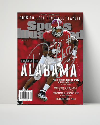 Alabama Autograph SI Print - Derrick Henry Case for Bama - Heisman Freight