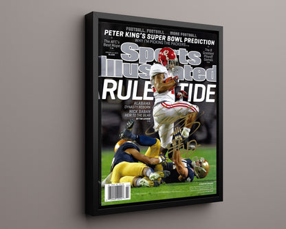 Alabama Autograph SI Print - Eddie Lacy Rule Tide - Power Back Glory