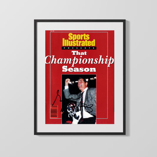 Alabama Autograph SI Print - Gene Stallings - That Championship Season