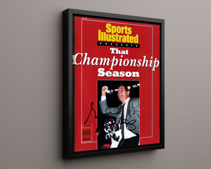 Alabama Autograph SI Print - Gene Stallings - That Championship Season