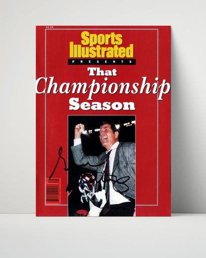 Alabama Autograph SI Print - Gene Stallings - That Championship Season College FSPrints Poster 16x20