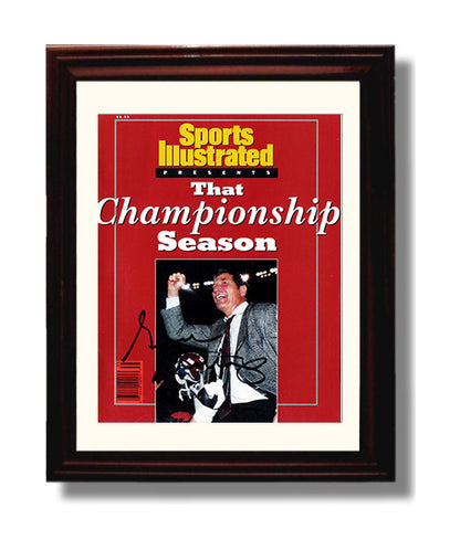 Alabama Autograph SI Print - Gene Stallings - That Championship Season