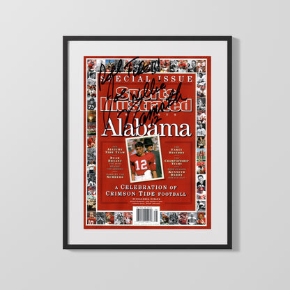 Alabama Autograph SI Print - Joe Namath - Crimson Tide Legend