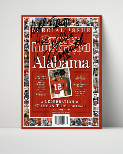 Alabama Autograph SI Print - Joe Namath - Crimson Tide Legend