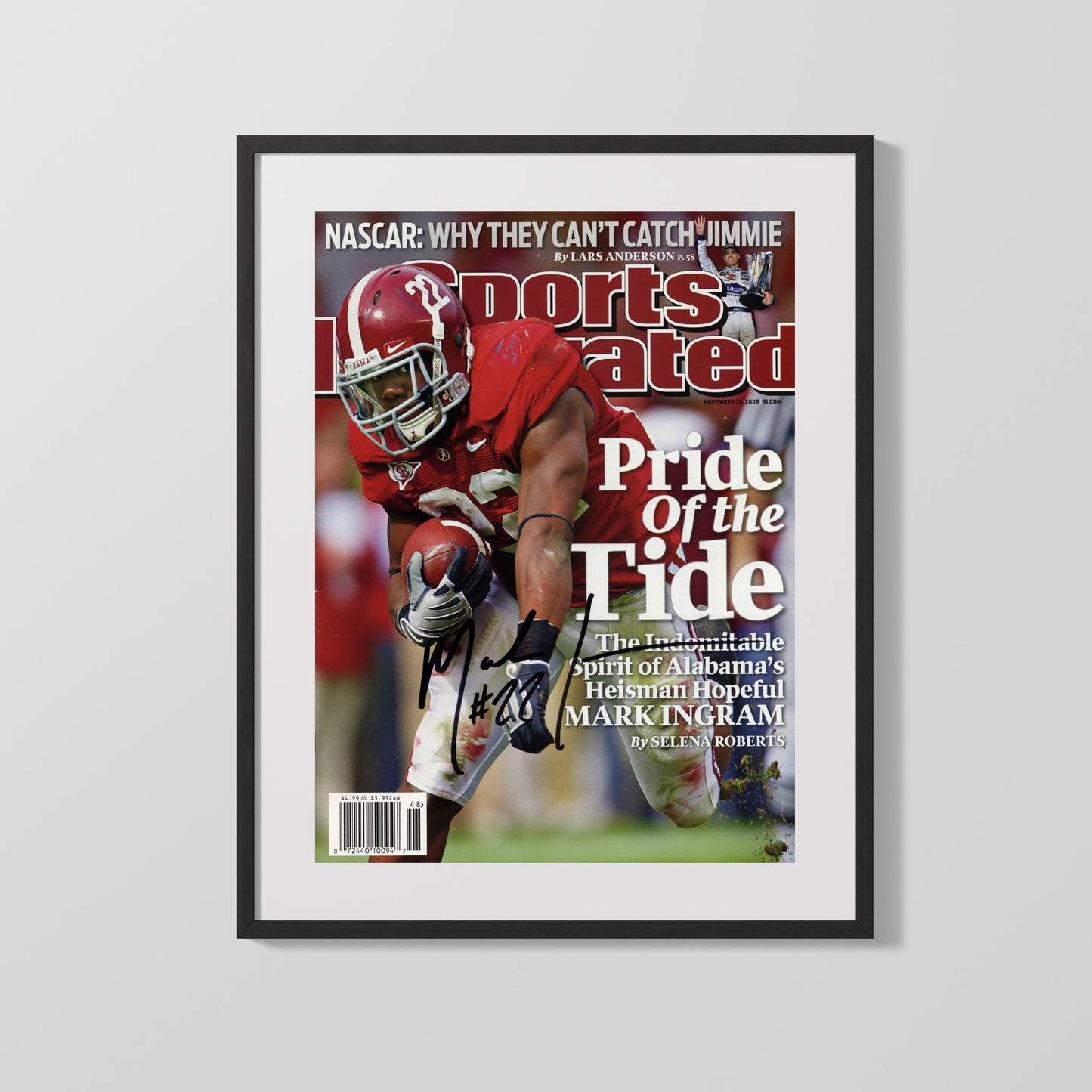 Alabama Autograph SI Print - Mark Ingram - Pride of the Tide