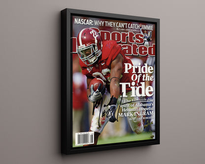 Alabama Autograph SI Print - Mark Ingram Dynasty - Heisman Power College FSPrints Floating Canvas 16x20