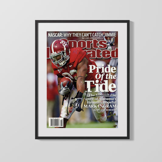 Alabama Autograph SI Print - Mark Ingram - Pride of the Tide College FSPrints Gallery Frame 16x20