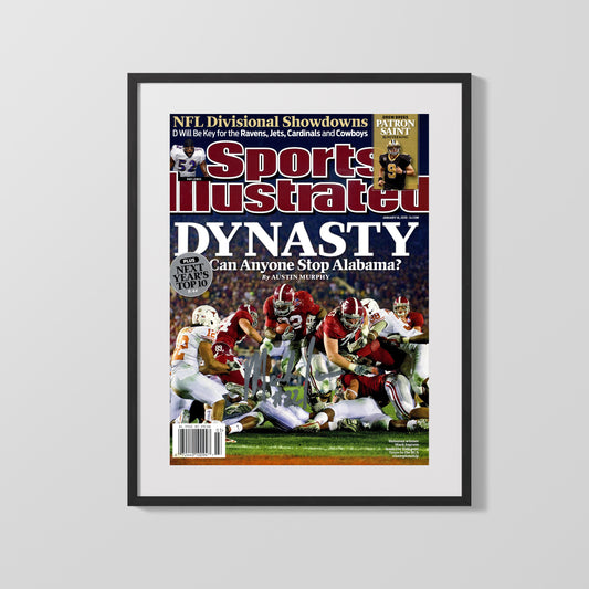 Alabama Autograph SI Print - Mark Ingram Dynasty - Heisman Power
