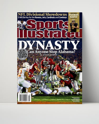Alabama Autograph SI Print - Mark Ingram - Pride of the Tide