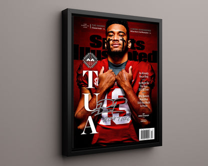 Alabama Autograph SI Print - Tua Tagovailoa Fresh Heir - Dynasty Builder