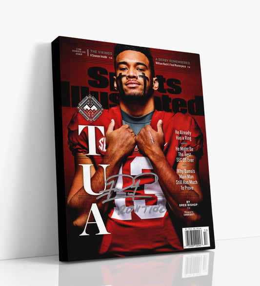 Alabama Autograph SI Canvas - Tua Tagovailoa - Roll Tide Legacy