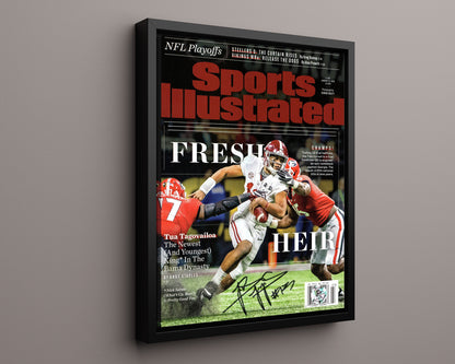 Alabama Autograph SI Print - Tua Tagovailoa - Roll Tide Legacy