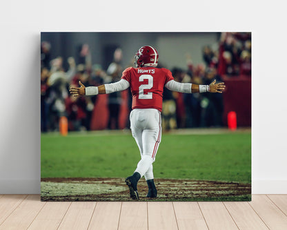 Alabama Print - Alabama - Jalen Hurts - Arms Extended -  - Crimson Glory