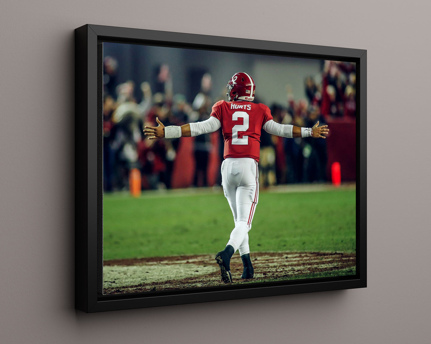 Alabama Print - Alabama - Jalen Hurts - Arms Extended -  - Crimson Glory