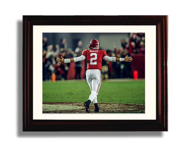 Alabama Print - Alabama - Jalen Hurts - Arms Extended -  - Crimson Glory