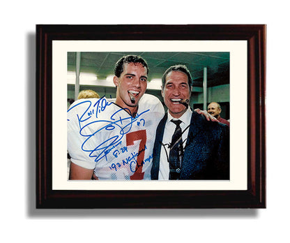 Alabama Print - Alabama - Jay Barker & Gene Stallings - Cigar Celebration - Crimson Glory