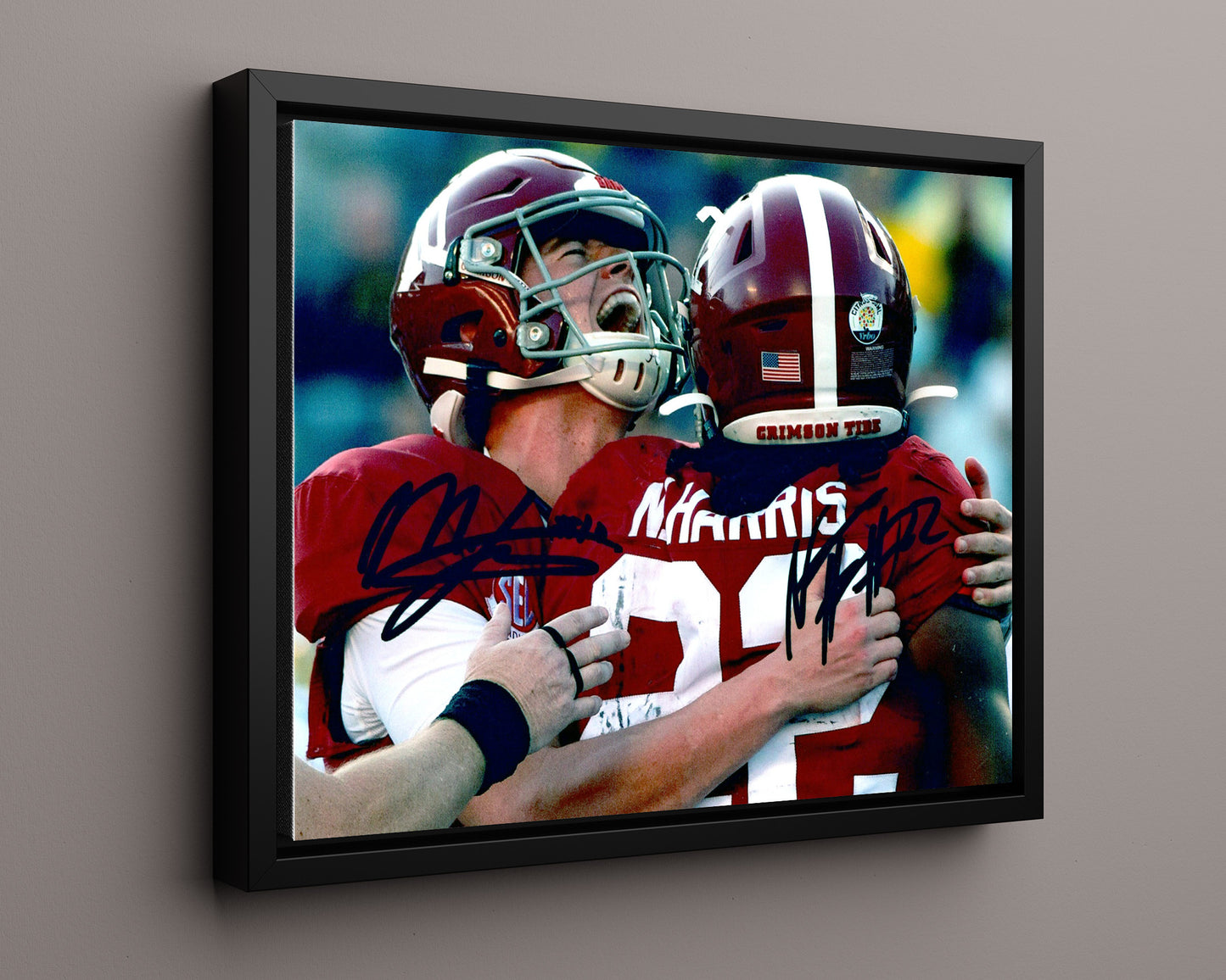 Alabama Print - Alabama - Mac Jones & Najee Harris - Crimson Glory