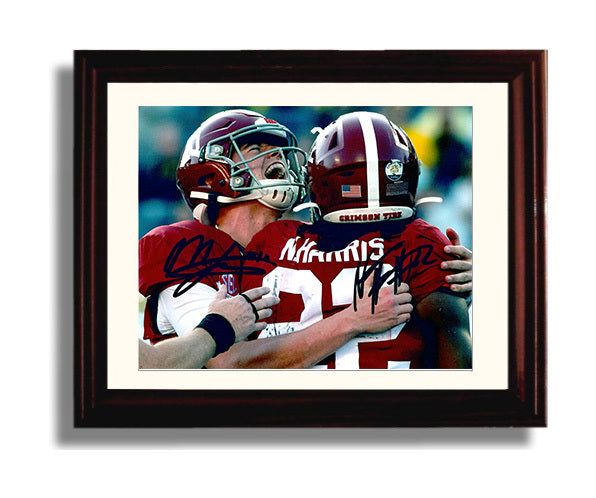 Alabama Print - Alabama - Mac Jones & Najee Harris - Crimson Glory