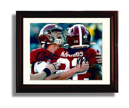 Alabama Print - Alabama - Mac Jones & Najee Harris - Crimson Glory