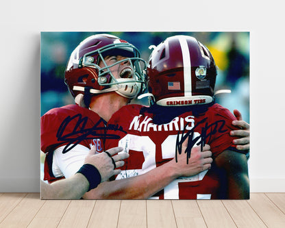 Alabama Print - Alabama - Mac Jones & Najee Harris - Crimson Glory
