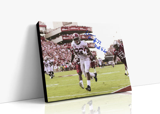 Alabama Canvas - Alabama - Najee Harris - Roll Tide - Landscape - Crimson Glory