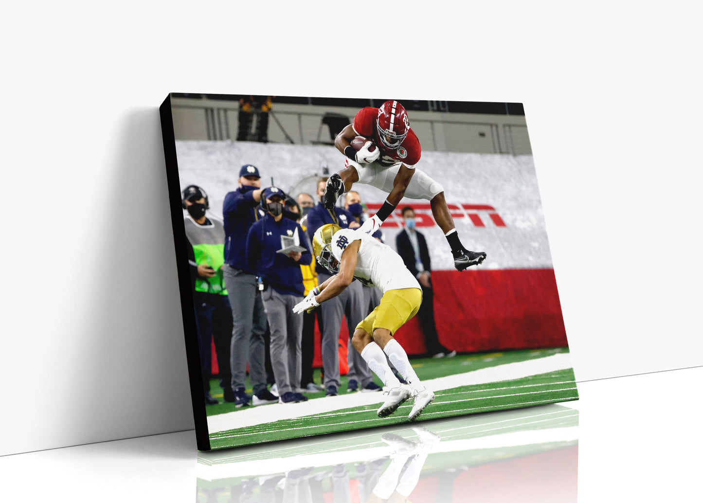 Alabama Canvas - Alabama - Najee Harris - The Leap - Crimson Glory