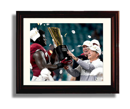 Alabama Print - Alabama - Nick Saban - 2020 Championship Trophy - Crimson Glory