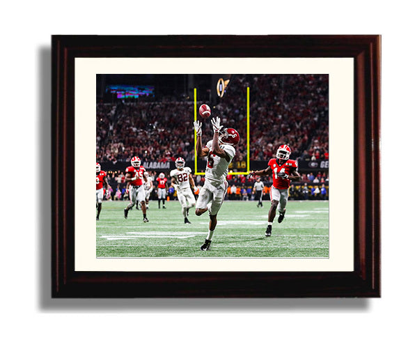 Alabama Print - DeVonta Smith Title Catch - Championship Sealed