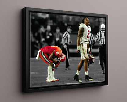Alabama Print - Derrick Henry Celebration - Tide Power Surge College FSPrints Floating Canvas 16x20