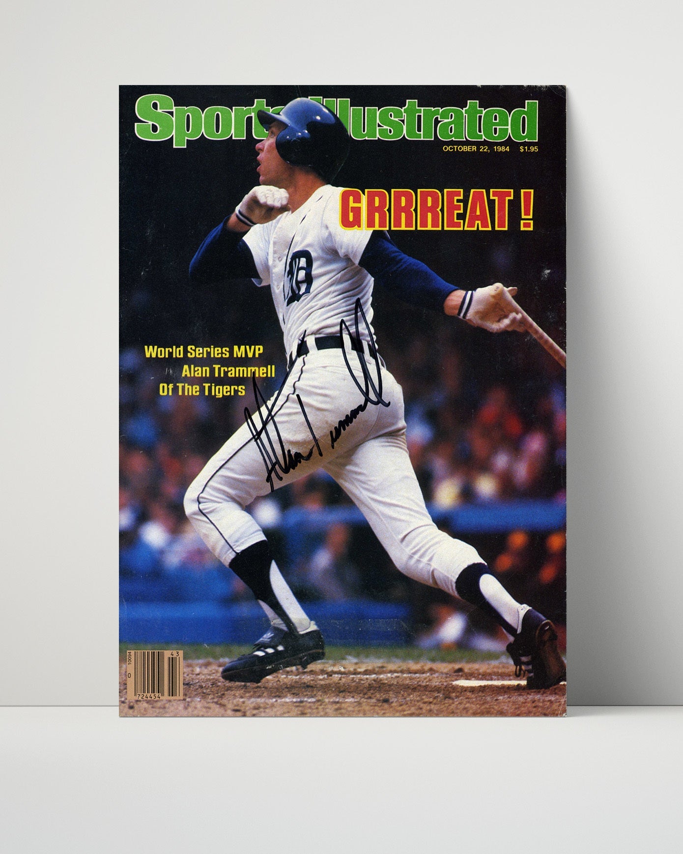 Albert Pujols Autograph SI Poster - Baseball Preview 2006 - Cardinals Star