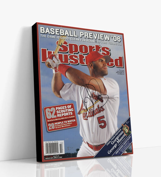 Albert Pujols Autograph SI Print - Baseball Preview 2006 - Cardinals Star