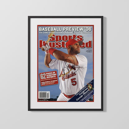 Albert Pujols Autograph SI Print - Baseball Preview 2006 - Cardinals Star