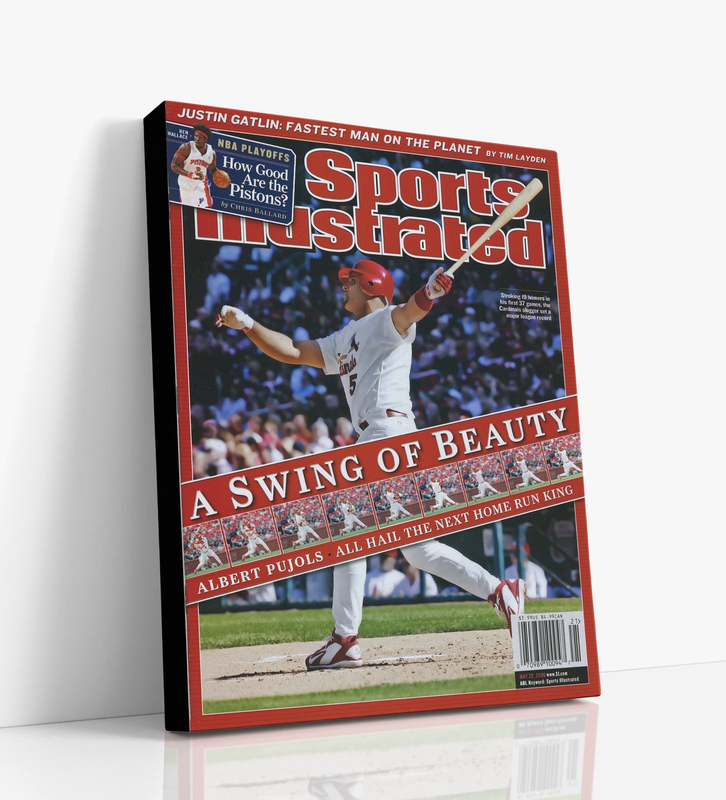 Albert Pujols SI Print - Swing of Beauty 2006 - Home Run King