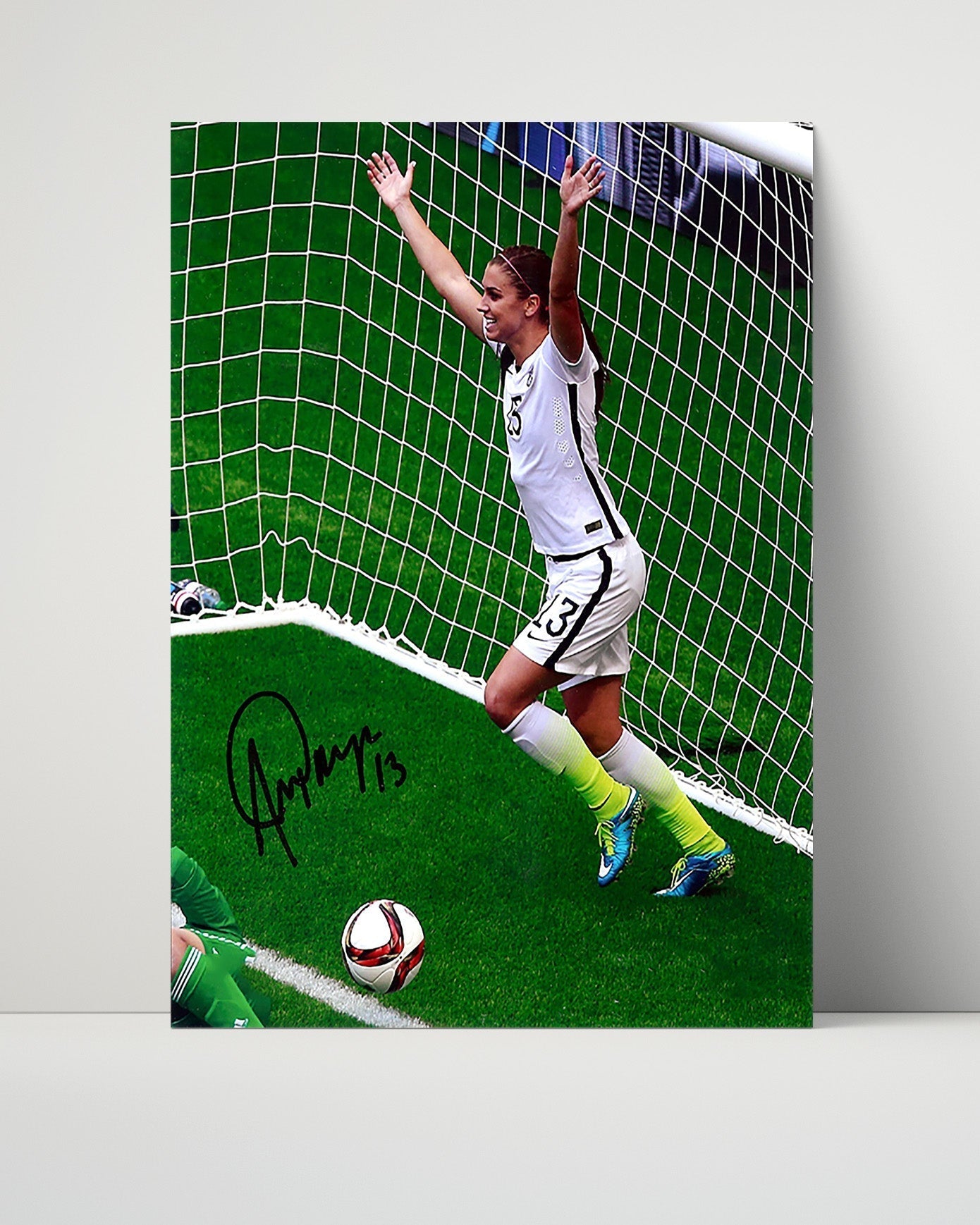 Alex Morgan Unframed Autograph Print - Team USA - Goal Queen