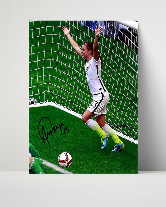 Alex Morgan Unframed Autograph Print - Team USA - Goal Queen