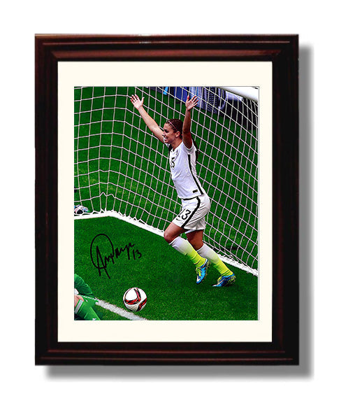 Alex Morgan Autograph Print - Team USA - Goal Queen
