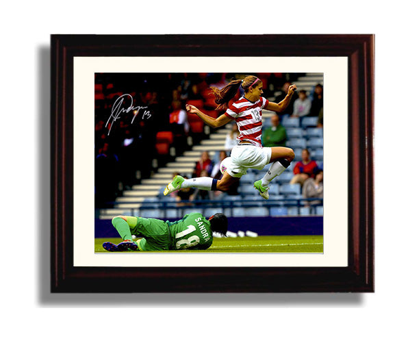 Alex Morgan USA Autograph Print - Flying Forward