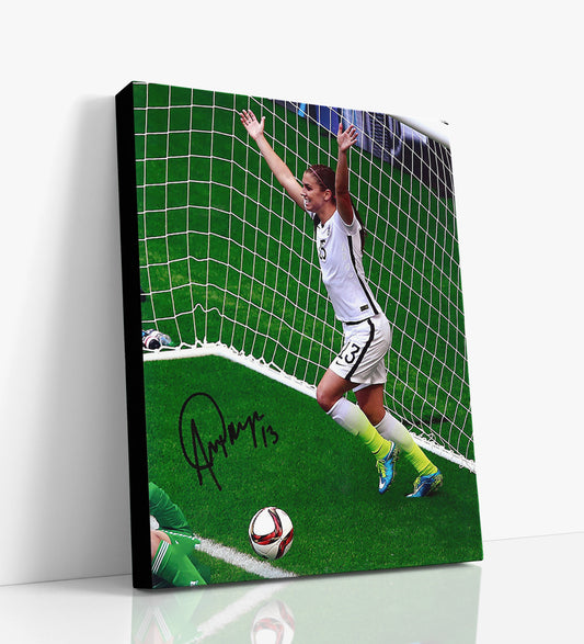 Alex Morgan Autograph Canvas -Team USA - Goal Queen