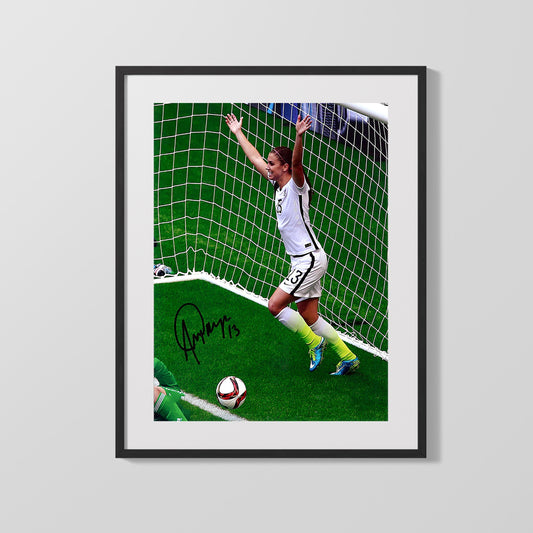 Alex Morgan Autograph Print - Team USA - Goal Queen