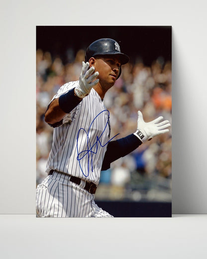 Alex Rodriguez Autograph Poster - H&s Up - Shrug Life