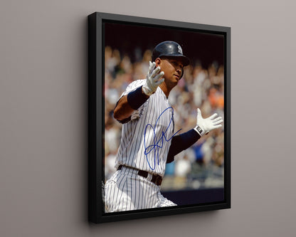Alex Rodriguez Autograph Print - Hands Up - Shrug Life