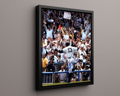 Alex Rodriguez Autograph Print - Rivals at First - Yanks-Sox Aside