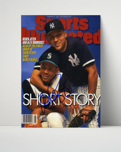 Al Rosen Autograph SI Poster - At Bat 1955 - Vintage Swagger