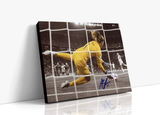 Alyssa Naeher USA Autograph Canvas -Penalty Save