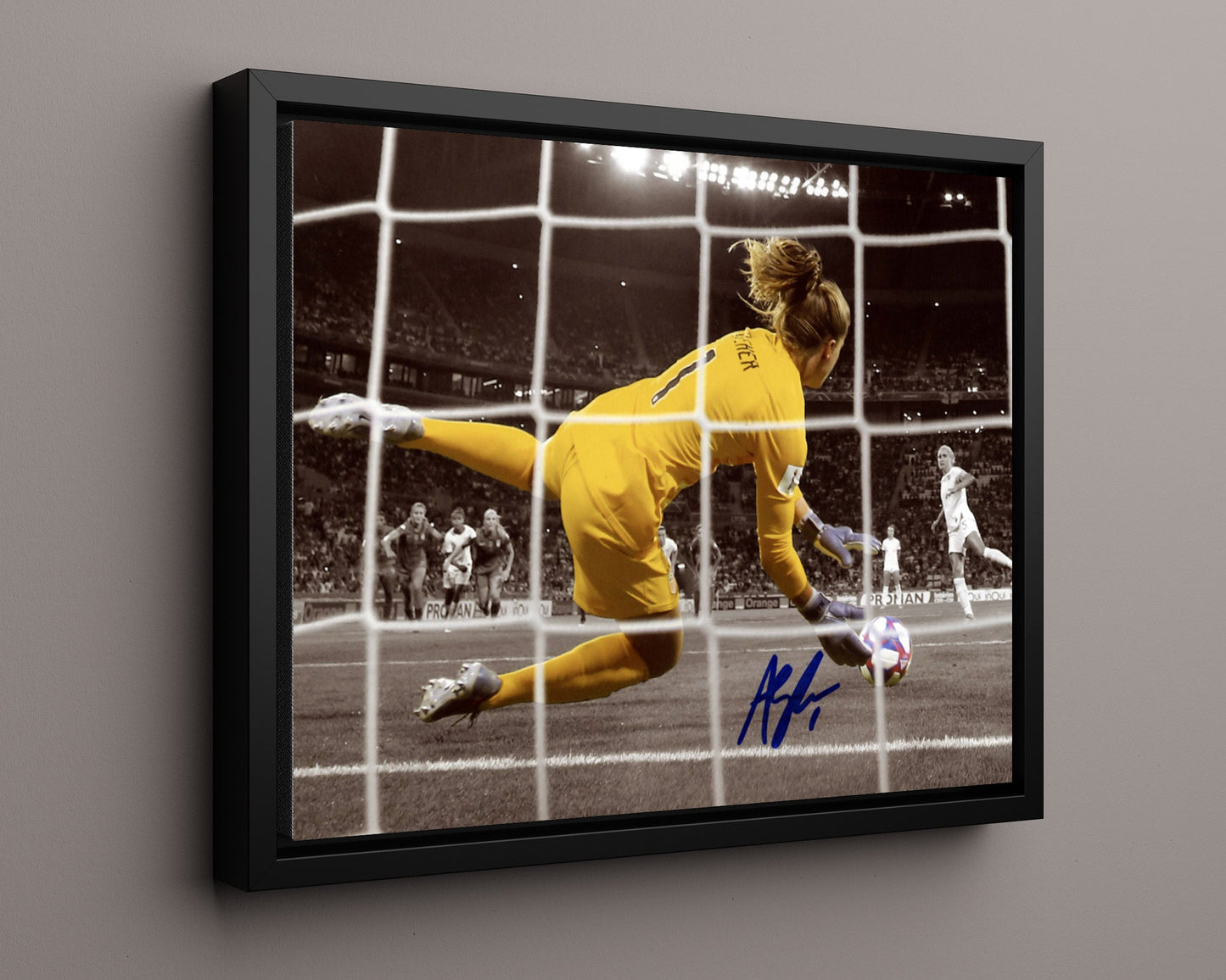 Alyssa Naeher USA Autograph Print - Penalty Save