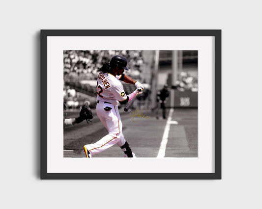 Andrew McCutchen Autograph Print - Swing in Color - Cutch Power