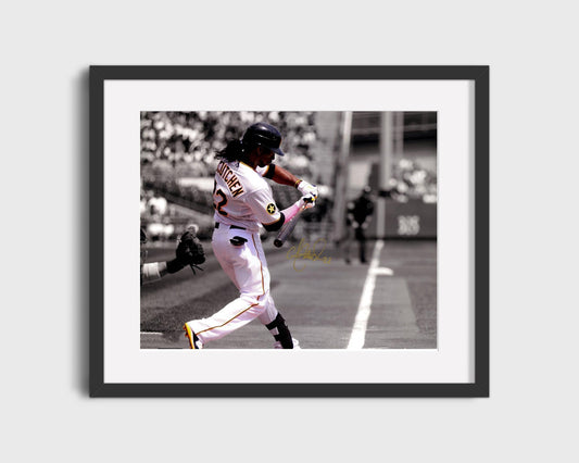 Andrew McCutchen Autograph Print - Swing in Color - Cutch Power