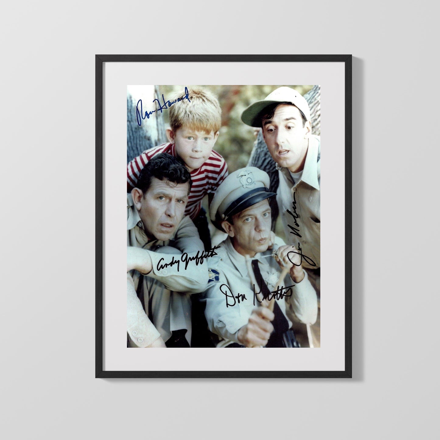 Andy Griffith Show - Cast Portrait - Autograph Print
